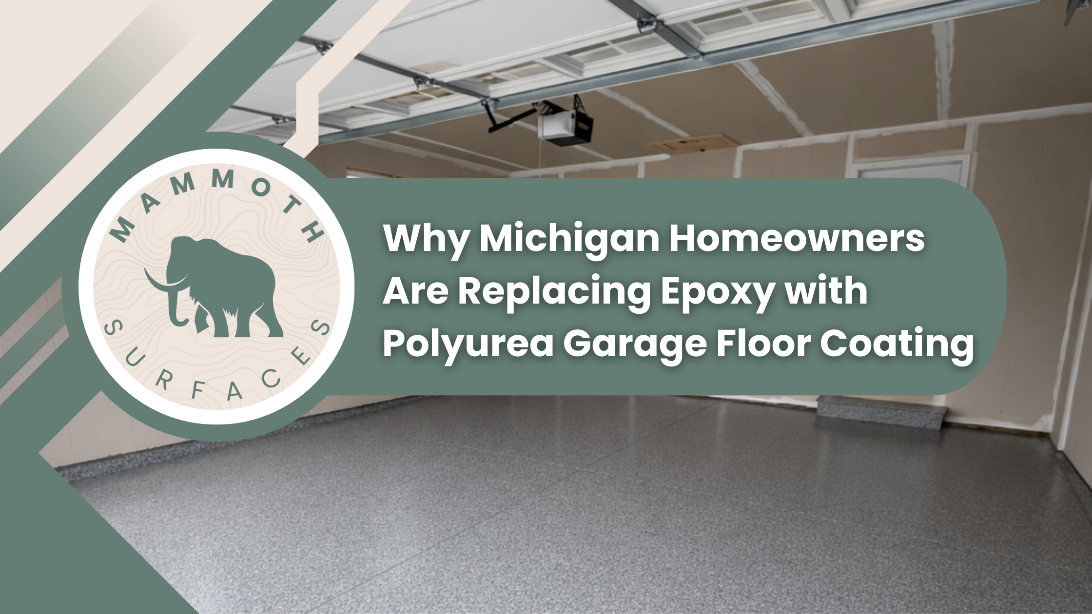 Polyurea garage floor coating