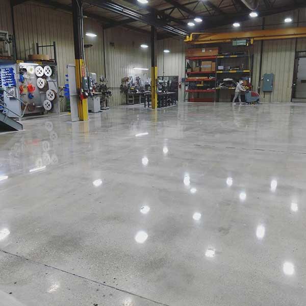 concrete floor polishing
