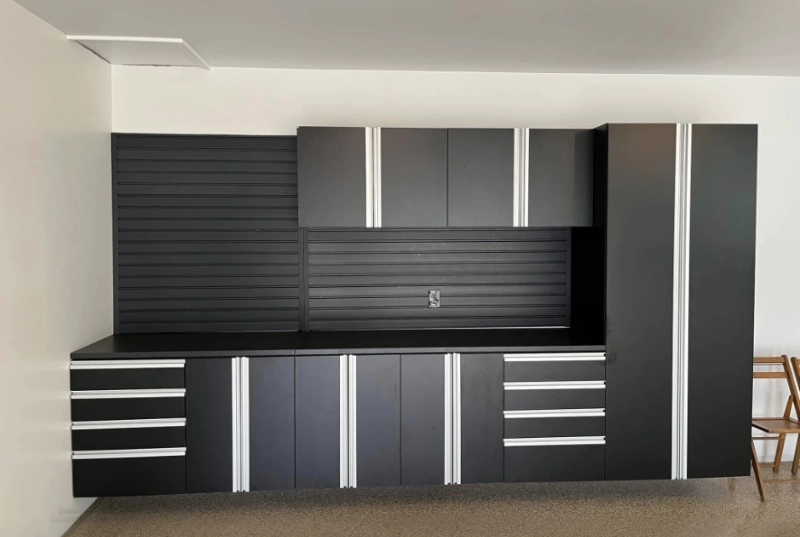 Cabinets in a Garage