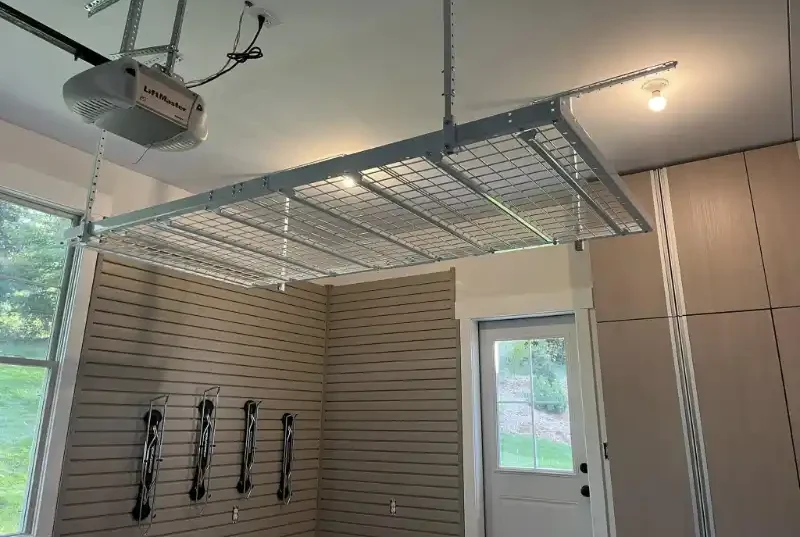 Slatwalls in a Garage